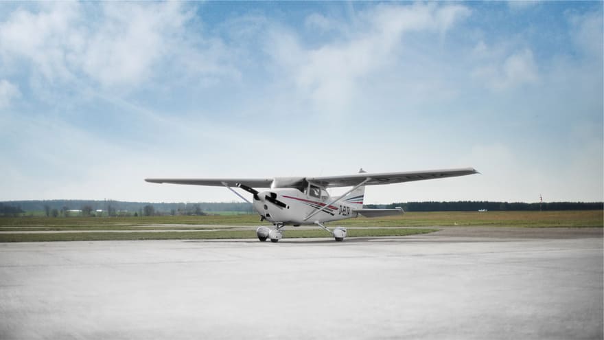 Політ на літаку Cessna-177 над Тернополем