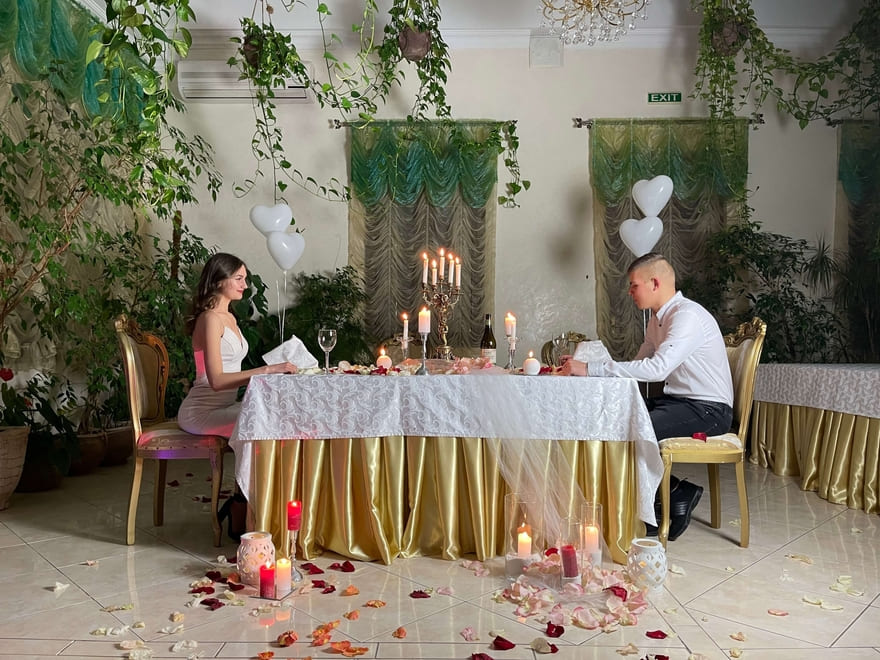Романтическое свидание в Каменец-Подольском «Зимний сад»