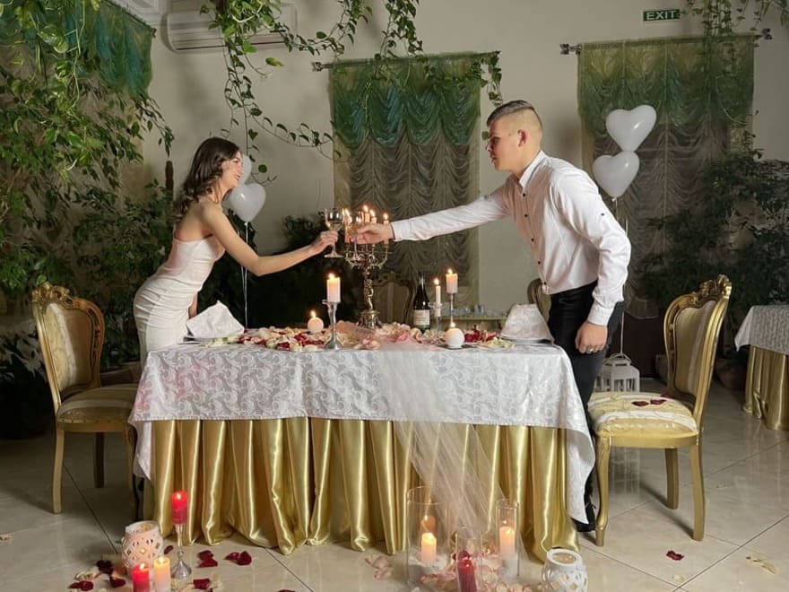 Романтическое свидание в Каменец-Подольском «Зимний сад»