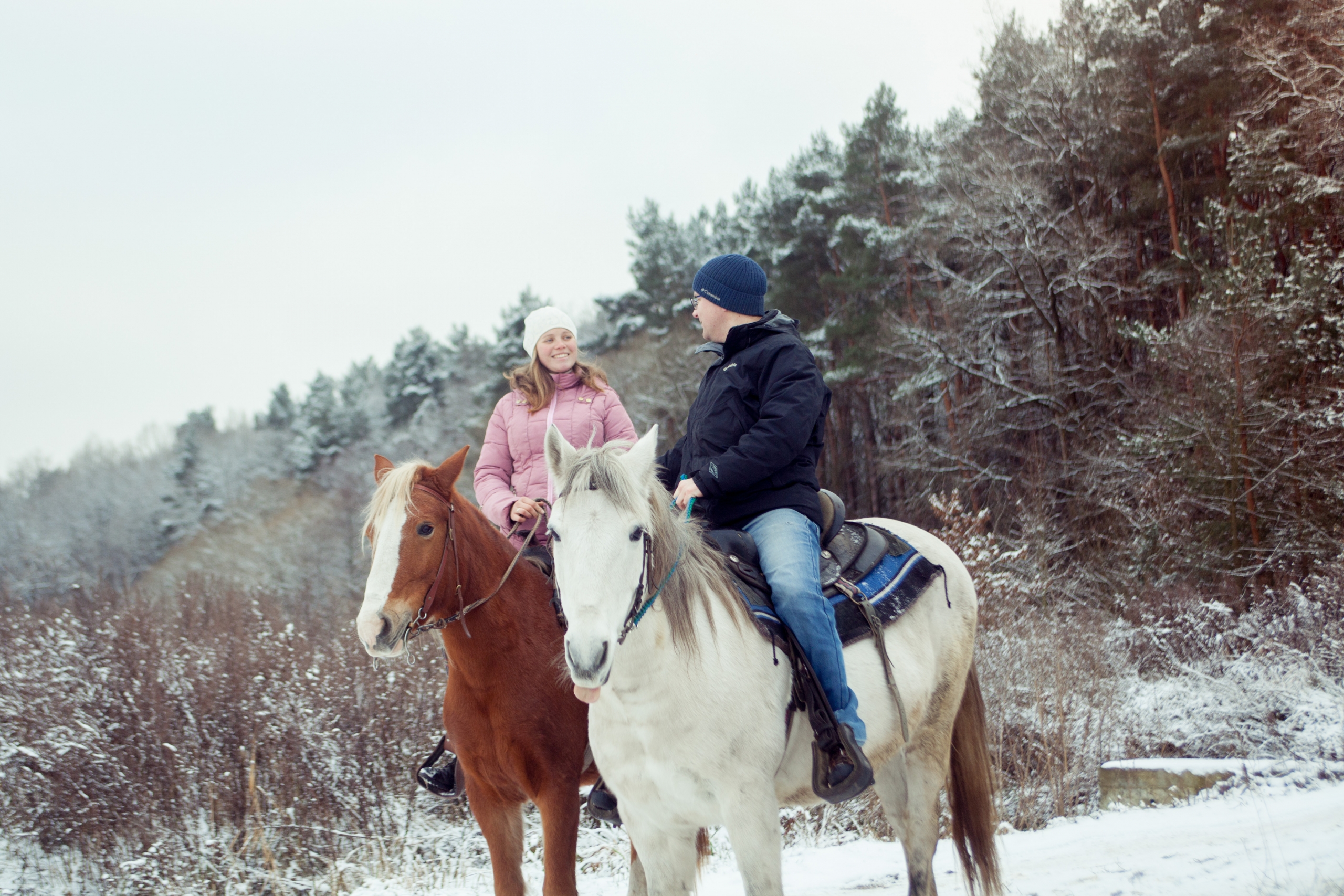Фотосессия с лошадью для двоих
