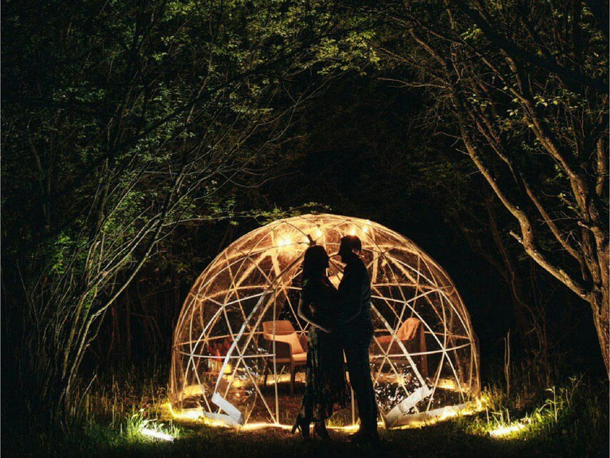 Романтическое свидание под куполом открытого неба в Виннице